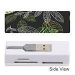 Leaves Floral Pattern Nature Memory Card Reader (Stick) Front