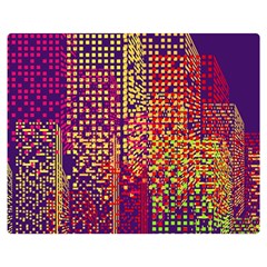 Building Architecture City Facade Premium Plush Fleece Blanket (medium) by Grandong