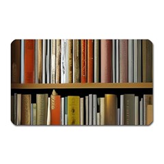 Book Nook Books Bookshelves Comfortable Cozy Literature Library Study Reading Reader Reading Nook Ro Magnet (rectangular) by Maspions