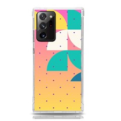 Abstract Geometric Bauhaus Polka Dots Retro Memphis Art Samsung Galaxy Note 20 Ultra Tpu Uv Case by Maspions