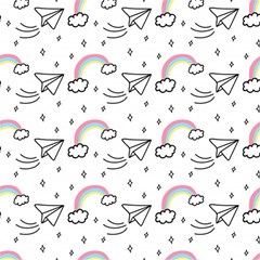 Cute Art Print Pattern Play Mat (rectangle) by Apen