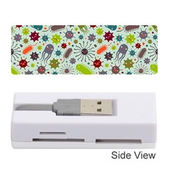 Seamless Pattern With Viruses Memory Card Reader (stick) by Apen