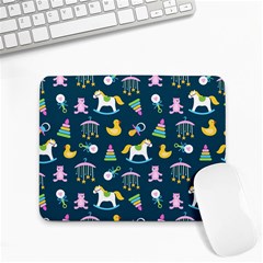 Cute Babies Toys Seamless Pattern Small Mousepad by Apen