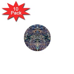 Alfabeto 1  Mini Buttons (10 Pack)  by kaleidomarblingart