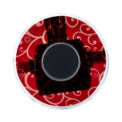 Patterns, Corazones, Texture, Red, On-the-go Memory Card Reader by nateshop