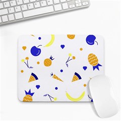 Pattern-fruit-apples-green Small Mousepad by Maspions