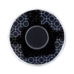 Geometric Pattern Design White On-the-go Memory Card Reader by Maspions
