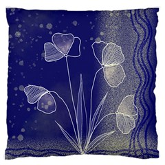 Flower Nature Abstract Art Standard Premium Plush Fleece Cushion Case (one Side) by Maspions