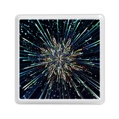 Ice Crystal Background Shape Frost Memory Card Reader (square) by Maspions