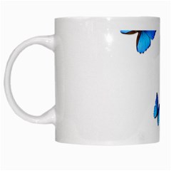Butterfly-blue-phengaris White Mug by saad11