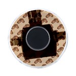 Coffee Beans Pattern Texture On-the-Go Memory Card Reader Front
