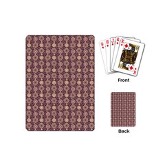 Mandala Flower 1 Mandala Flower  Playing Cards Single Design (mini) by DinkovaArt