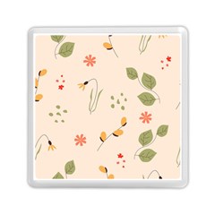 Spring Art Floral Pattern Design Memory Card Reader (square) by Maspions