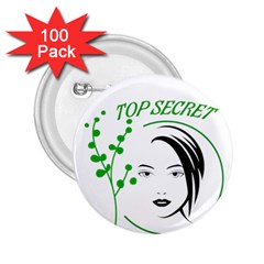 Top Secret  2 25  Buttons (100 Pack)  by Raju