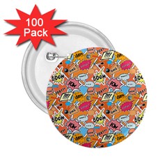Pop Culture Abstract Pattern 2 25  Buttons (100 Pack)  by designsbymallika