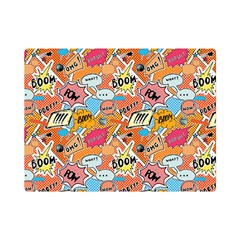 Pop Culture Abstract Pattern Premium Plush Fleece Blanket (mini) by designsbymallika