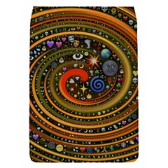 Swirl Vortex Emoji Cyclone Motion Art Removable Flap Cover (s) by Paksenen