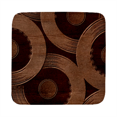 Circle Colorful Shine Line Pattern Geometric Square Wood Guitar Pick Holder Case And Picks Set by Proyonanggan