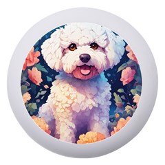 Cute Puppy With Flowers Dento Box With Mirror by Sparkle