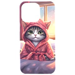 Cat 2 Iphone 15 Pro Max Black Uv Print Pc Hardshell Case by 2607694a