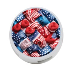 Us Presidential Election Colorful Vibrant Pattern Design  4-port Usb Hub (one Side) by dflcprintsclothing