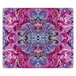 Fuchsia Blend June Premium Plush Fleece Blanket (Small) 50 x40  Blanket Front