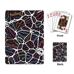 Mental Human Experience Mindset Playing Cards Single Design (rectangle) by Paksenen