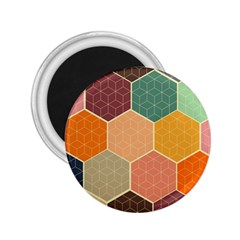 Abstract Hex Hexagon Grid Pattern Honeycomb 2 25  Magnets by Proyonanggan
