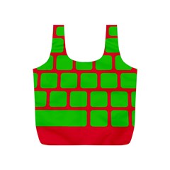 Keyboard Keys Computer Input Pc Full Print Recycle Bag (s) by Ravend