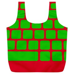 Keyboard Keys Computer Input Pc Full Print Recycle Bag (xl) by Ravend