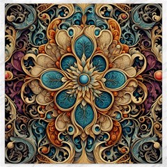 Dunkelbraun Pattern 1 Canvas 16  X 16  by 2607694c
