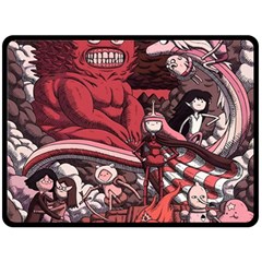 Adventure Time Cartoon Fleece Blanket (large) by Bedest