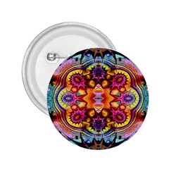 Pink Florales Muster 2 25  Buttons by 2607694c