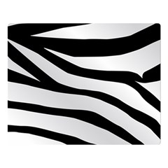 White Tiger Skin Two Sides Premium Plush Fleece Blanket (large) by Ket1n9