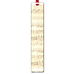 Vintage Beige Music Notes Large Book Marks by Loisa77