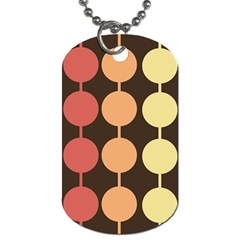 Pattern Circle Retro Design Dog Tag (one Side) by Loisa77