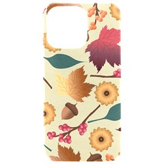 Autumn Leaves Autumn Colour Season Iphone 15 Pro Max Black Uv Print Pc Hardshell Case by Loisa77