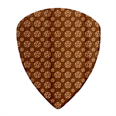 White Pentacle And Purple Pattern Wood Guitar Pick (set Of 10) by cheekywitch