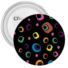 Abstract Background Retro 60s 70s 3  Buttons by Apen