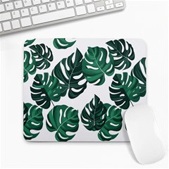 Illustrations Monstera Leafes Large Mousepad by anzea