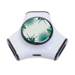 Illustrations Foliage Background Border 3-port Usb Hub by anzea