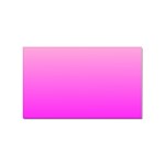Gradient Pink - Pastel Yellow Pink Rosa Sticker Rectangular (100 pack) Front