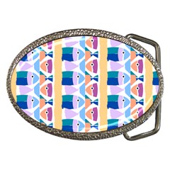 Illustrations Of Fish Texture Modulate Sea Pattern Belt Buckles by anzea