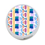 Illustrations Of Fish Texture Modulate Sea Pattern 4-Port USB Hub (One Side) Front