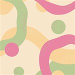 Line Pattern Dot Play Mat (Square) Front