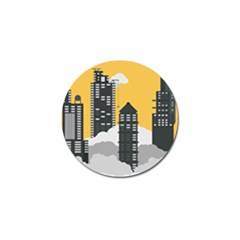 Minimal Skyscrapers Golf Ball Marker (10 Pack) by anzea