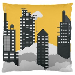 Minimal Skyscrapers 16  Baby Flannel Cushion Case (two Sides) by anzea