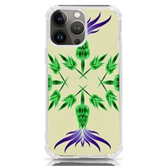 Thistle Flower Purple Thorny Flora Iphone 13 Pro Max Tpu Uv Print Case by Bajindul