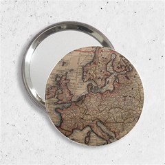 Old Vintage Classic Map Of Europe 2 25  Handbag Mirrors by Paksenen
