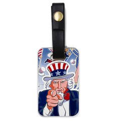 Independence Day United States Of America Luggage Tag (one Side) by Ket1n9